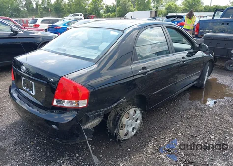 2008 Kia Spectra Lx from USA, damaged, VIN KNAFE121985533869